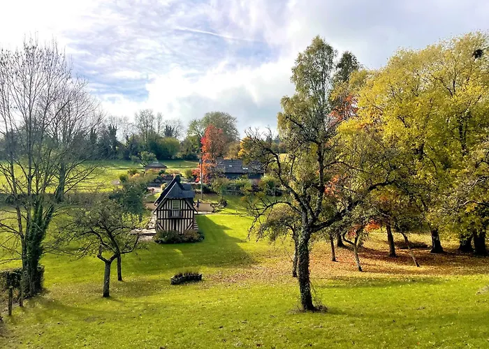 Le Hameau Des Pres-verts, Un Sejour Detente Et Bien Etre Pour Les Amoureux De La Nature Au Coeur Du Pays D'auge, En Normandie Feriehus Les Champeaux